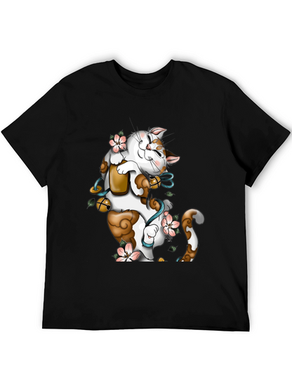 Lucky Cat Graphic T-Shirt