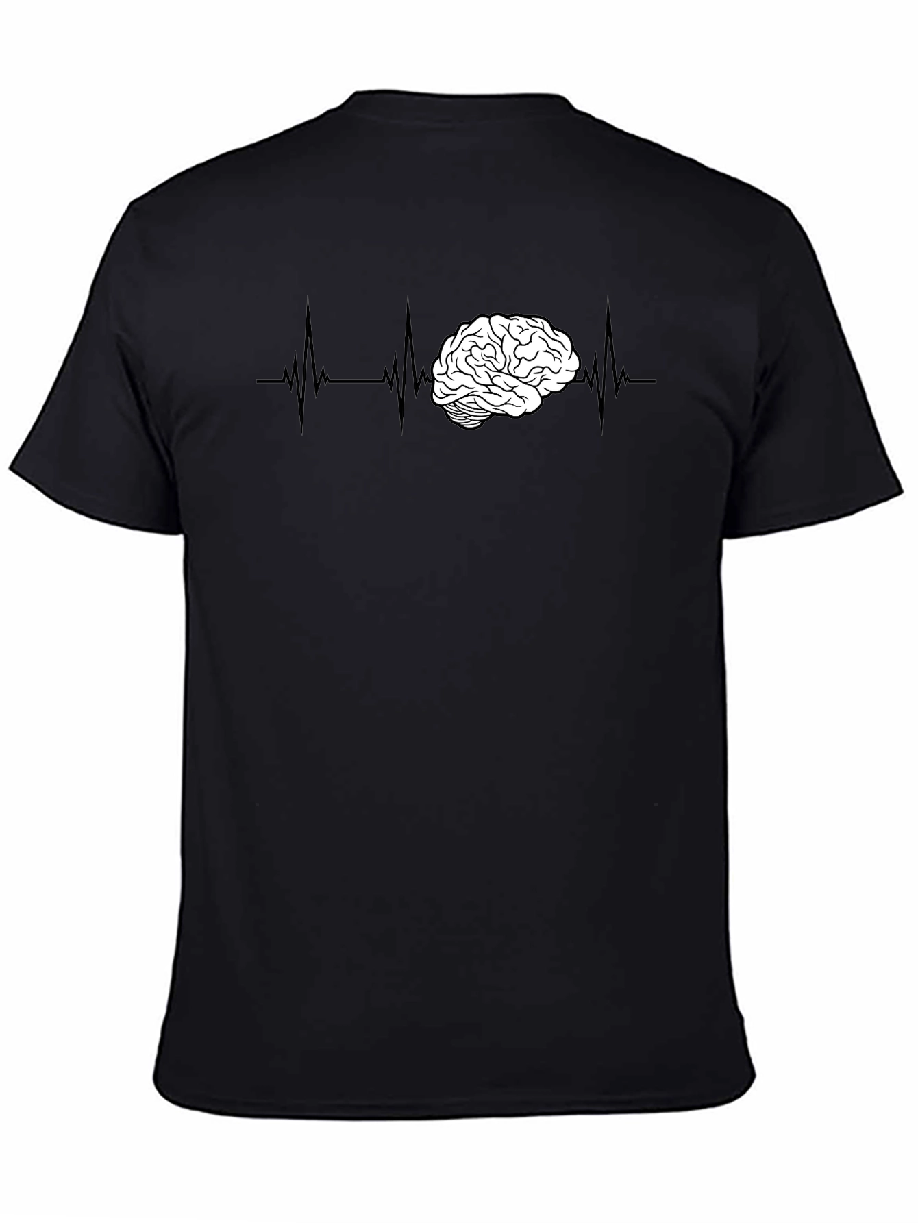 Brain ECG T-Shirt - Smart & Stylish