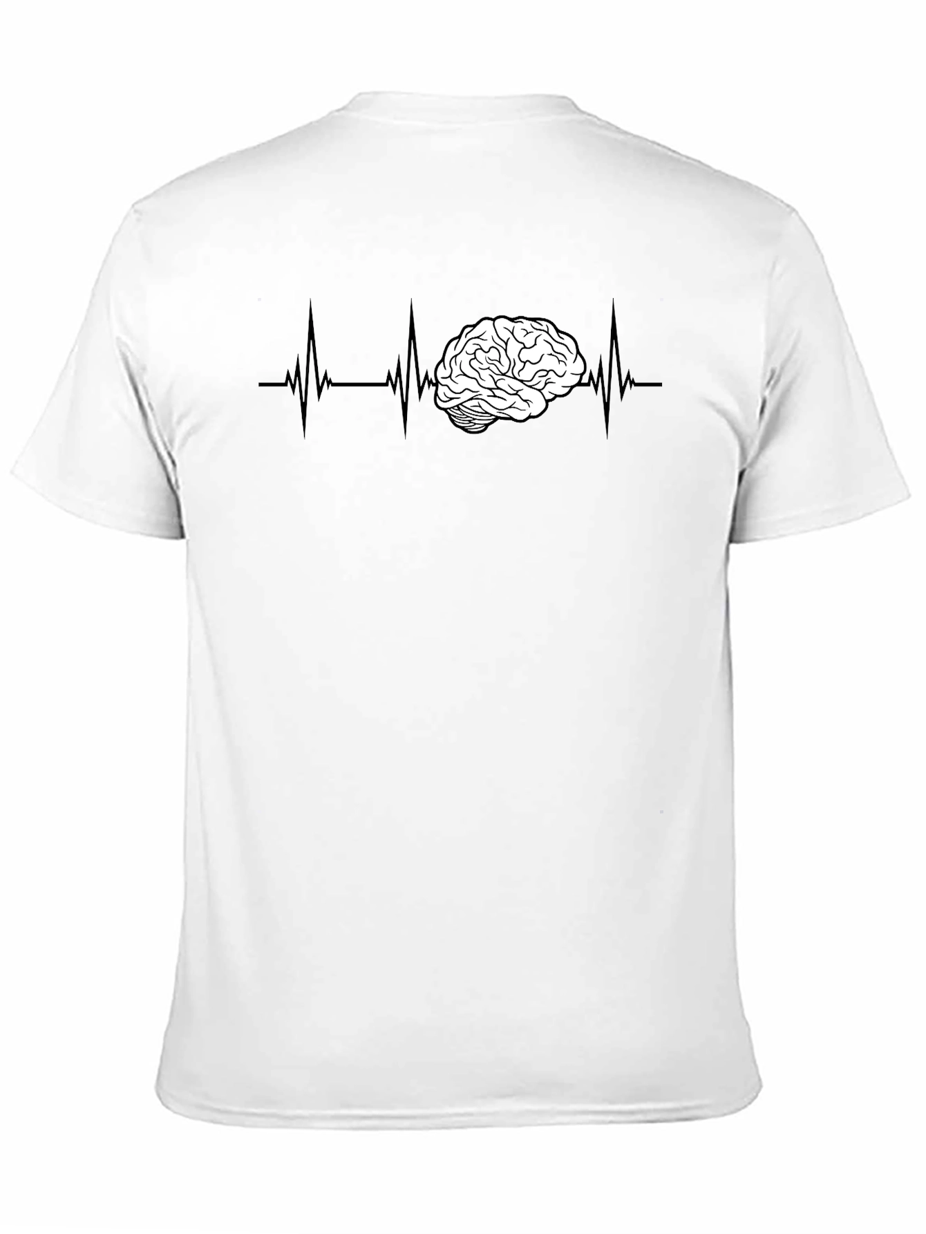 Brain ECG T-Shirt - Smart & Stylish