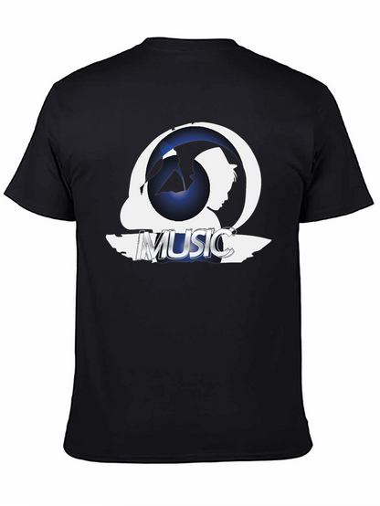 Music Silhouette Graphic T-Shirt