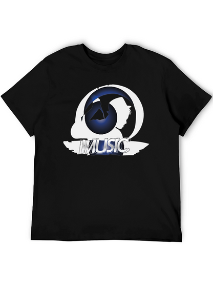 Music Silhouette Graphic T-Shirt