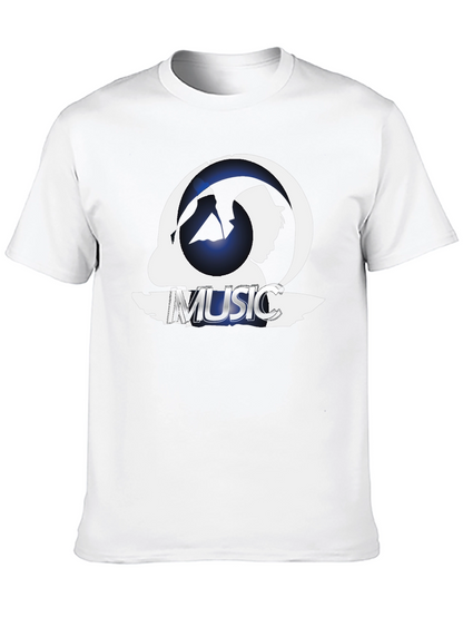 Music Silhouette Graphic T-Shirt