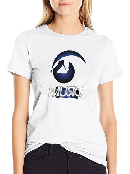 Music Silhouette Graphic T-Shirt