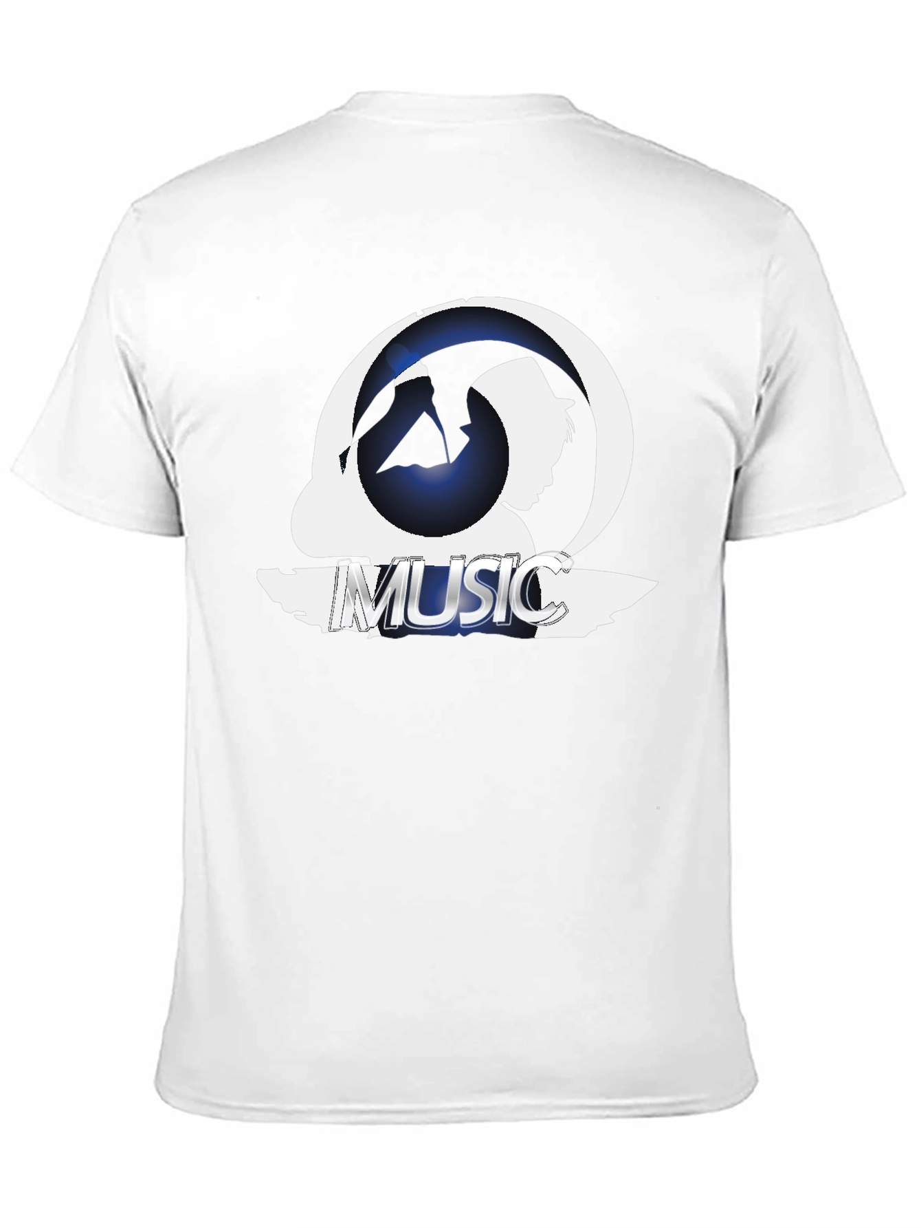 Music Silhouette Graphic T-Shirt