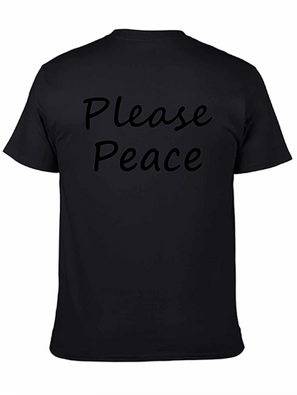 Please Peace T-Shirt - Soft Cotton Blend