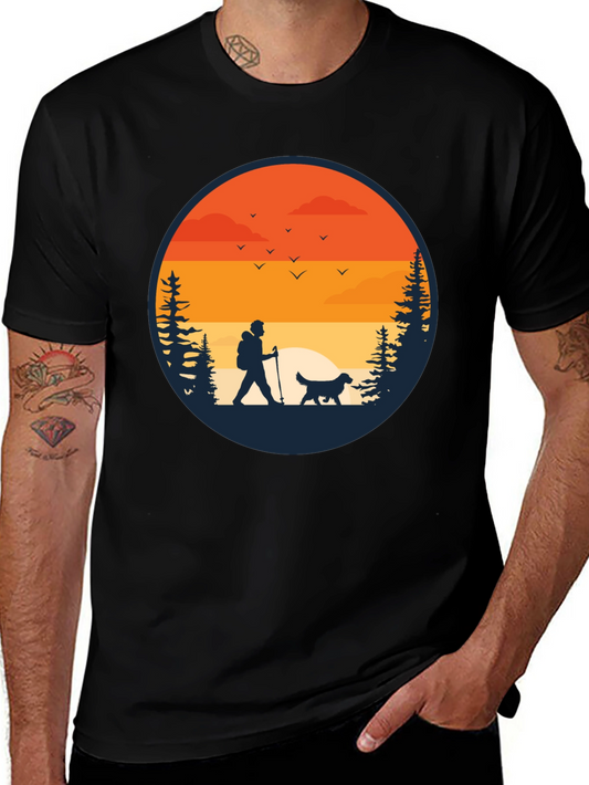 Hiking Silhouette Graphic Tee