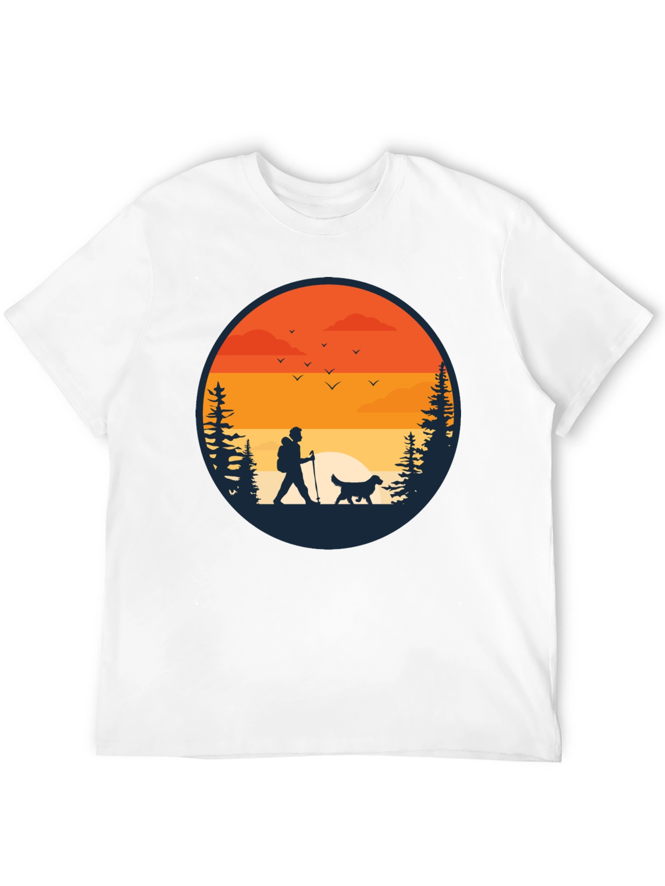 Hiking Silhouette Graphic Tee
