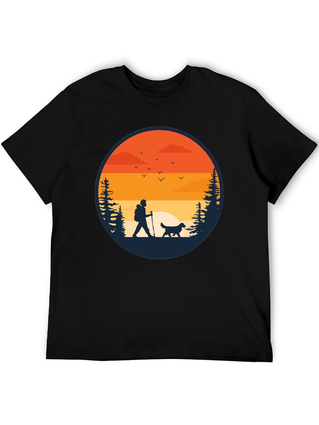 Hiking Silhouette Graphic Tee