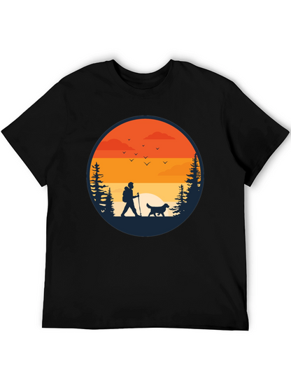 Hiking Silhouette Graphic Tee