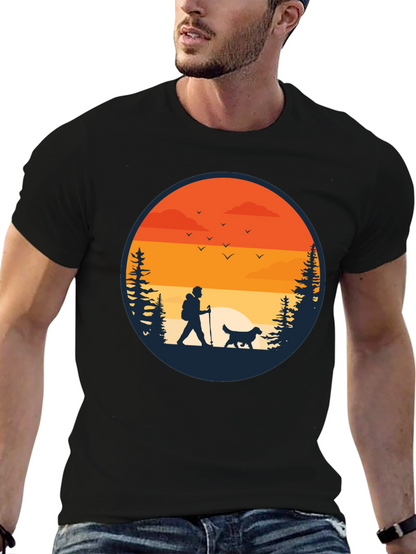 Hiking Silhouette Graphic Tee