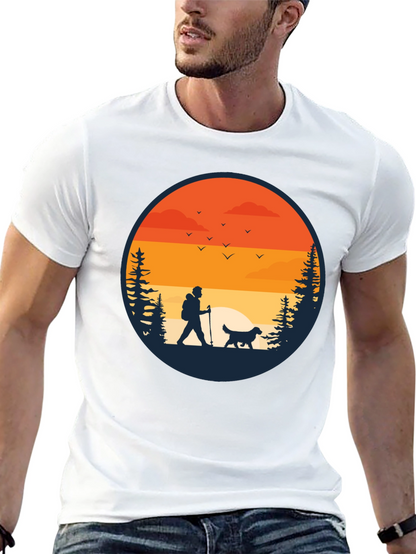 Hiking Silhouette Graphic Tee