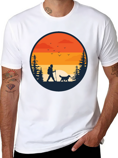 Hiking Silhouette Graphic Tee