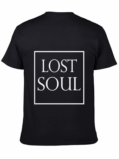 Lost Soul Graphic Tee - Premium Black Cotton T-Shirt