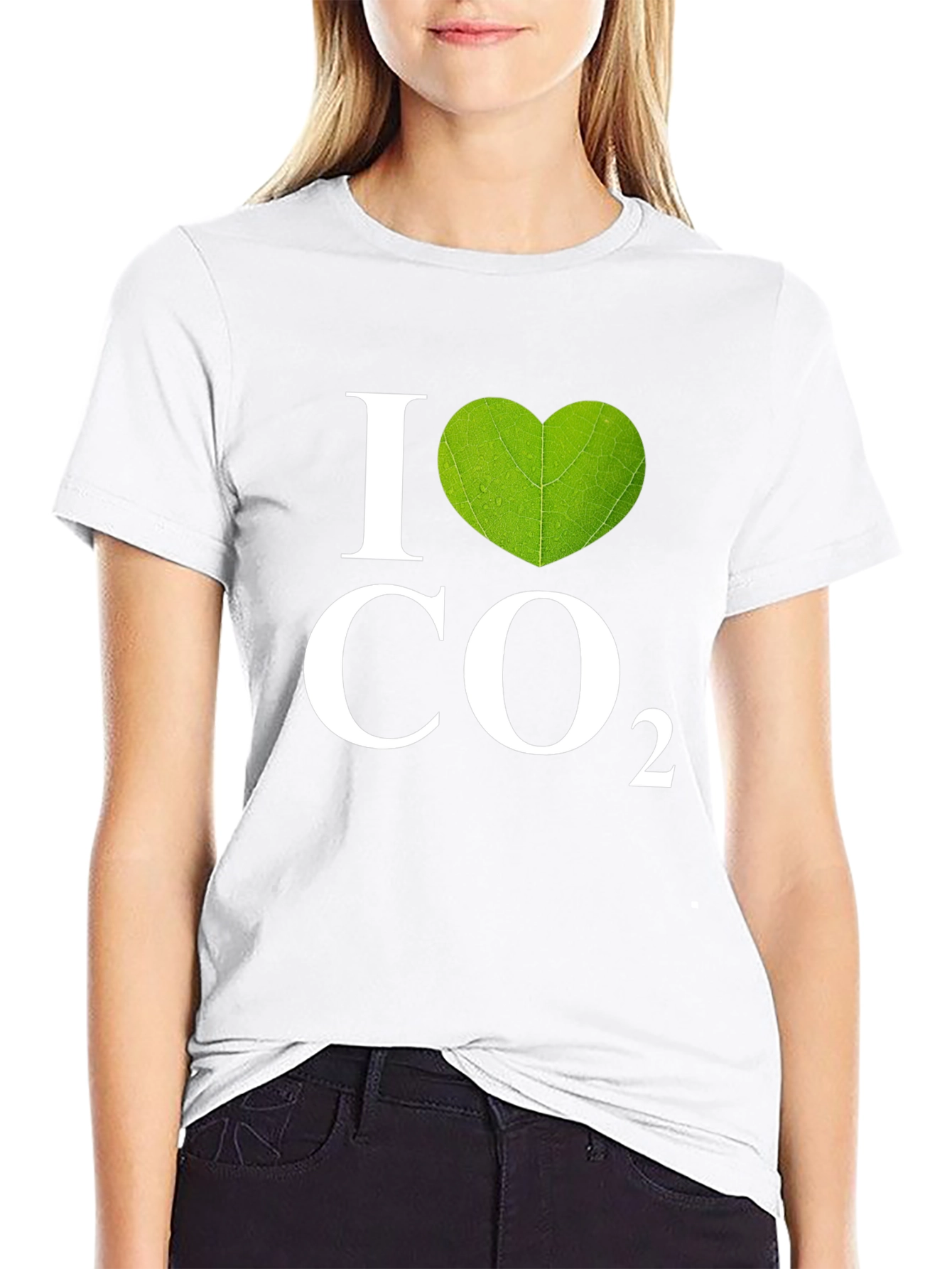 I Heart CO2 Graphic T-Shirt - Black