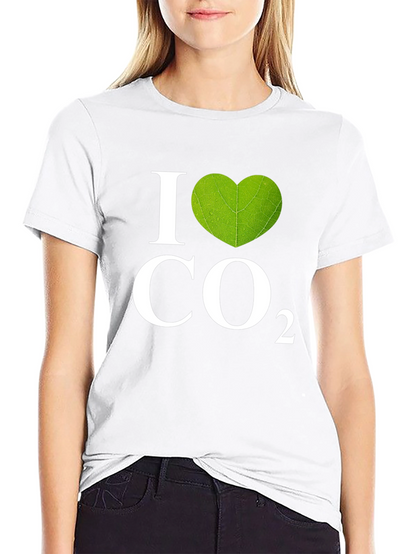 I Heart CO2 Graphic T-Shirt - Black