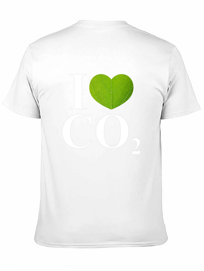 I Heart CO2 Graphic T-Shirt - Black