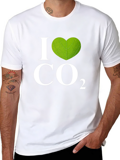 I Heart CO2 Graphic T-Shirt - Black