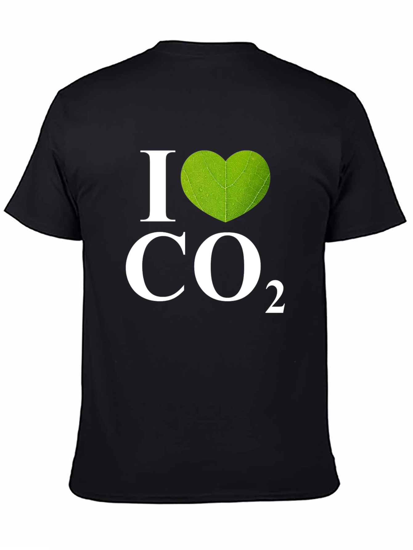 I Heart CO2 Graphic T-Shirt - Black