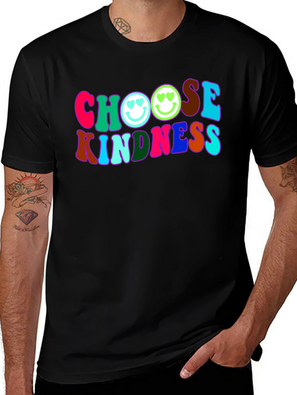 Choose Kindness T-Shirt - Retro Smiley Face Tee