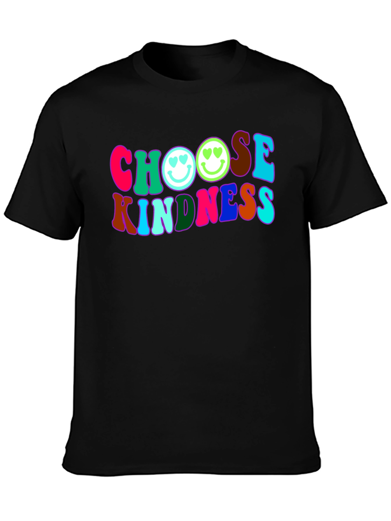 Choose Kindness T-Shirt - Retro Smiley Face Tee