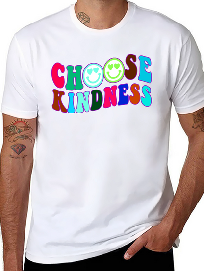 Choose Kindness T-Shirt - Retro Smiley Face Tee