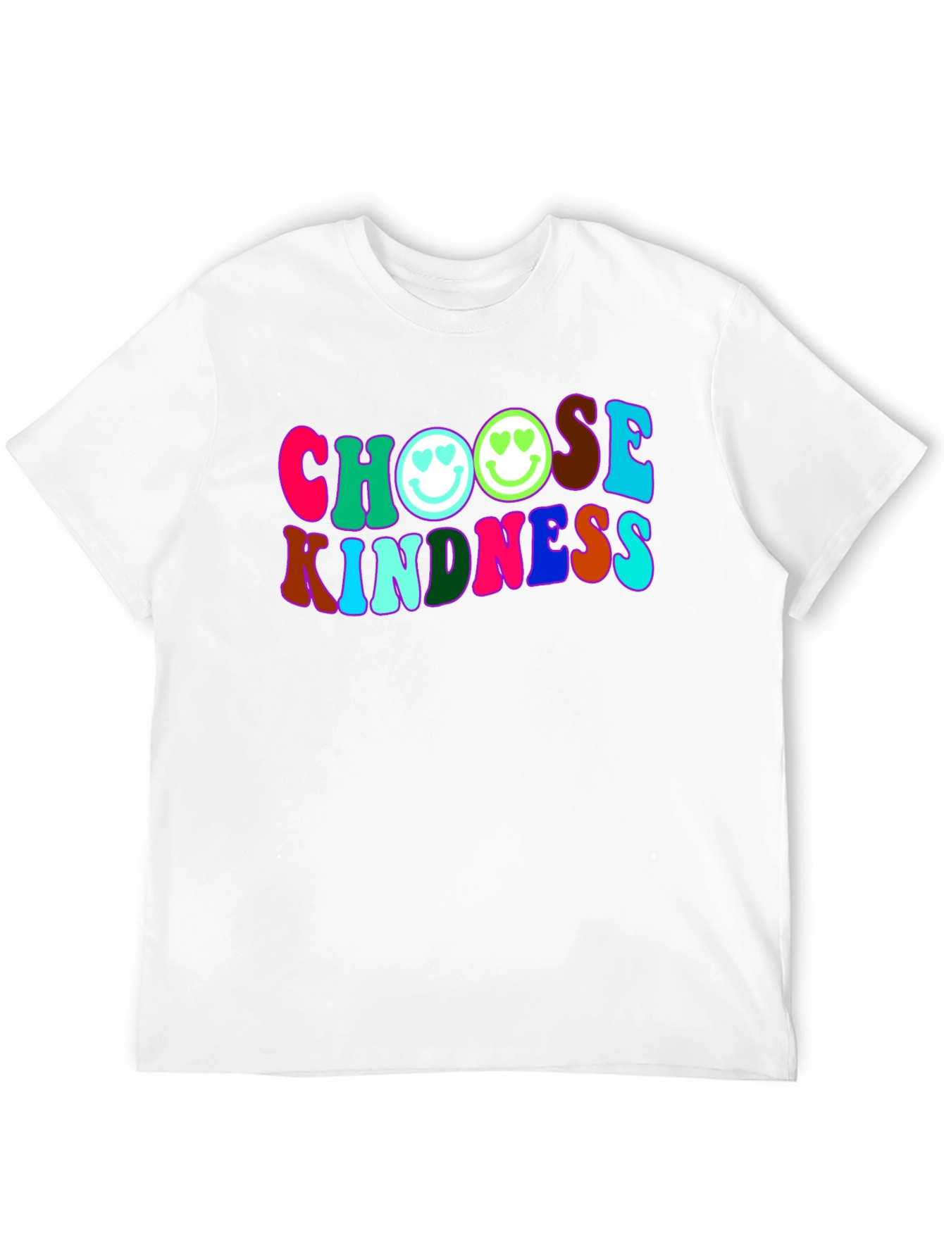 Choose Kindness T-Shirt - Retro Smiley Face Tee