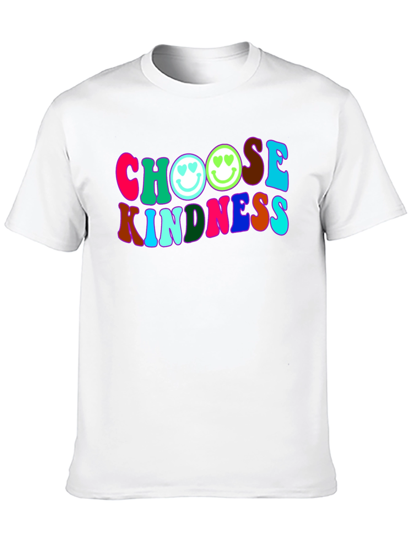 Choose Kindness T-Shirt - Retro Smiley Face Tee