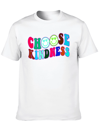 Choose Kindness T-Shirt - Retro Smiley Face Tee
