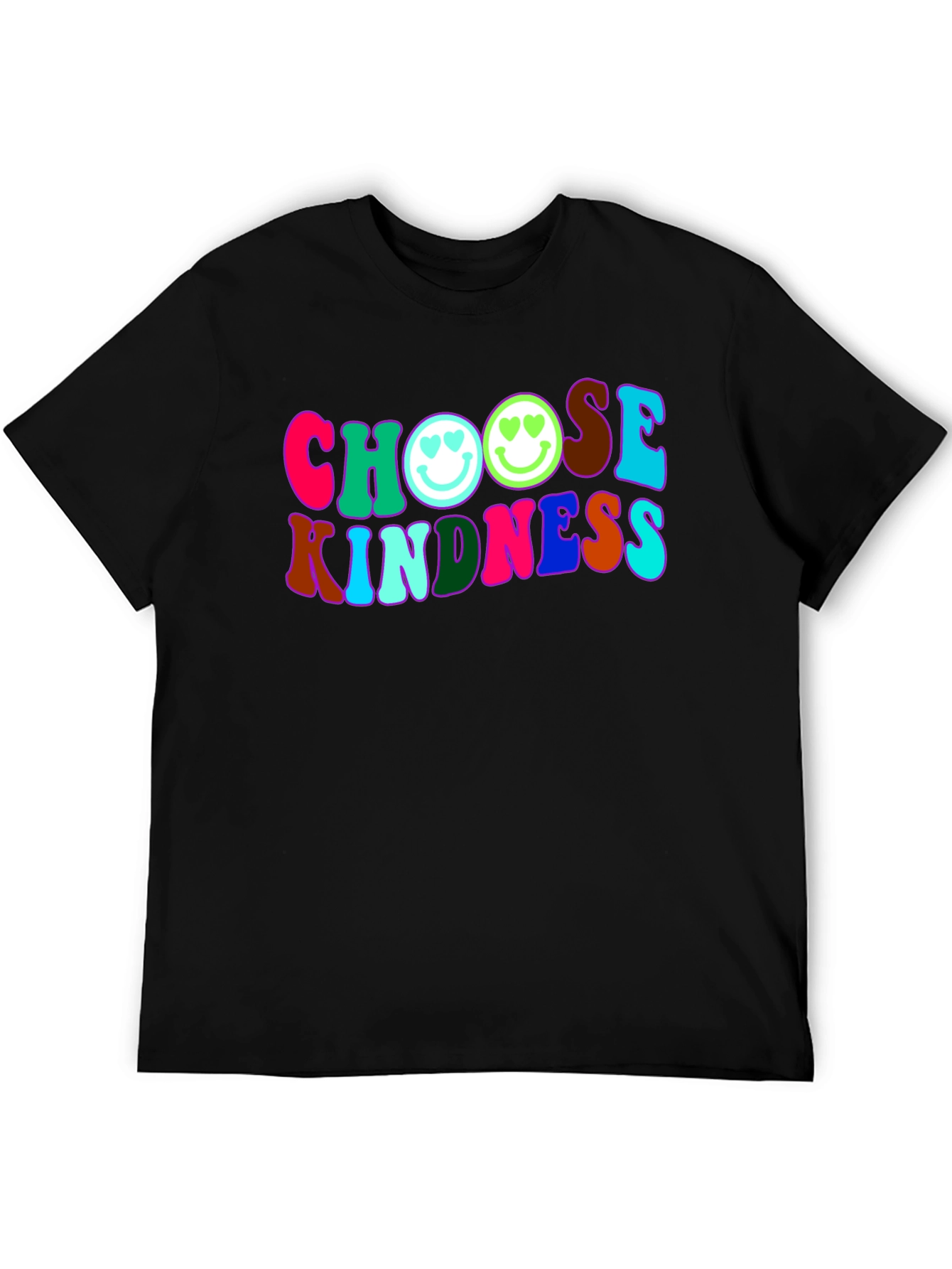 Choose Kindness T-Shirt - Retro Smiley Face Tee