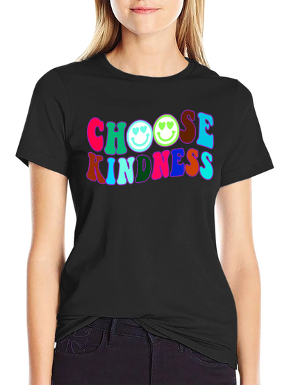 Choose Kindness T-Shirt - Retro Smiley Face Tee