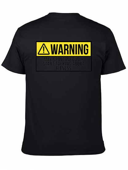 Warning Fitness T-Shirt