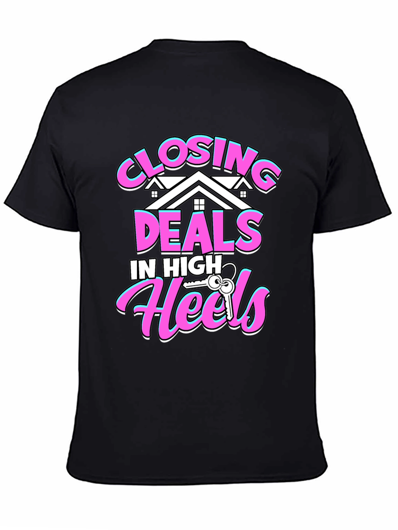 Closing Deals T-Shirt - High Heels Realtor Tee