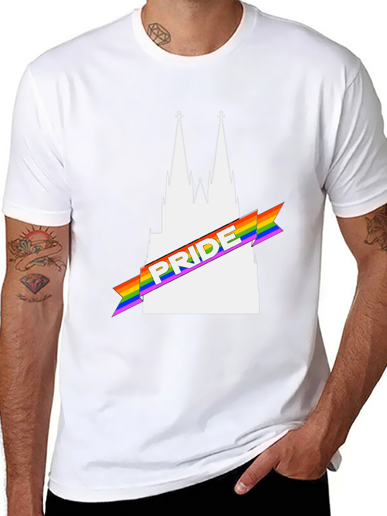 Pride T-Shirt - Cologne Cathedral LGBTQ+ Pride Tee