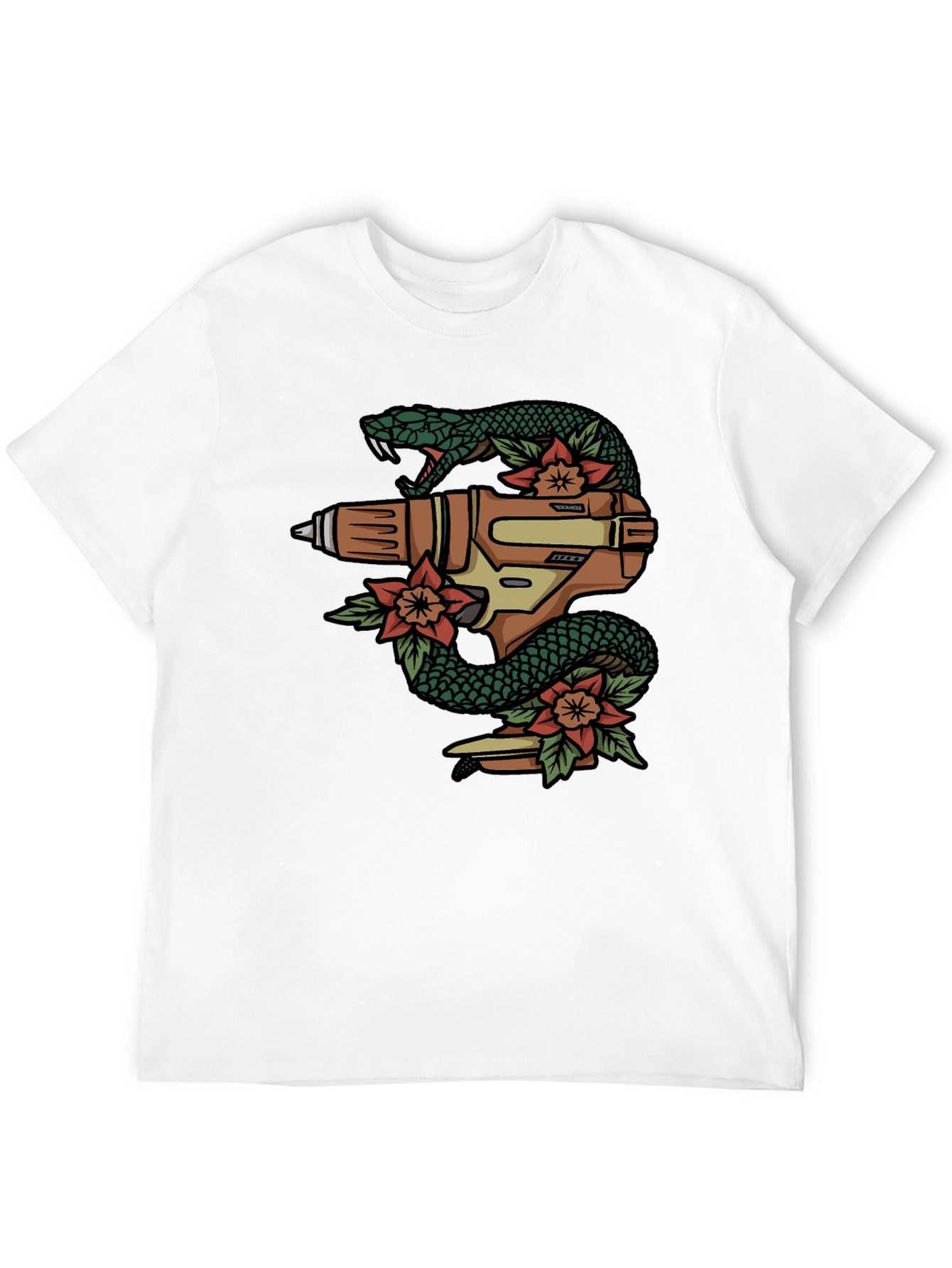 Snake Drill T-Shirt - Unique Graphic Tee