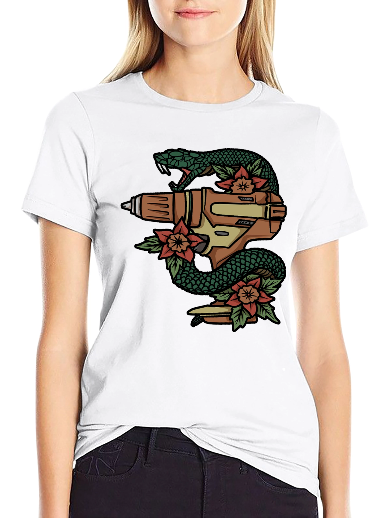 Snake Drill T-Shirt - Unique Graphic Tee