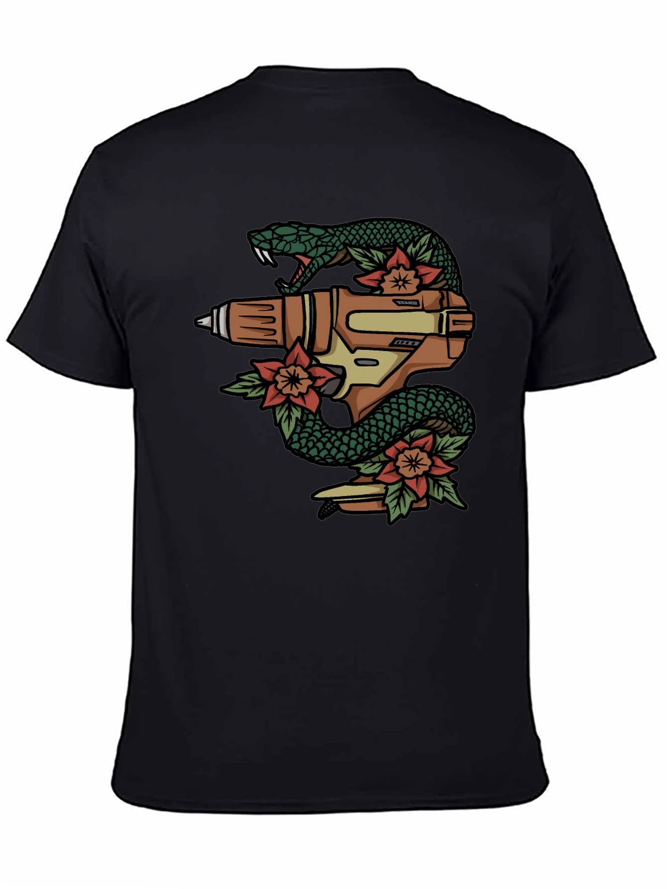 Snake Drill T-Shirt - Unique Graphic Tee