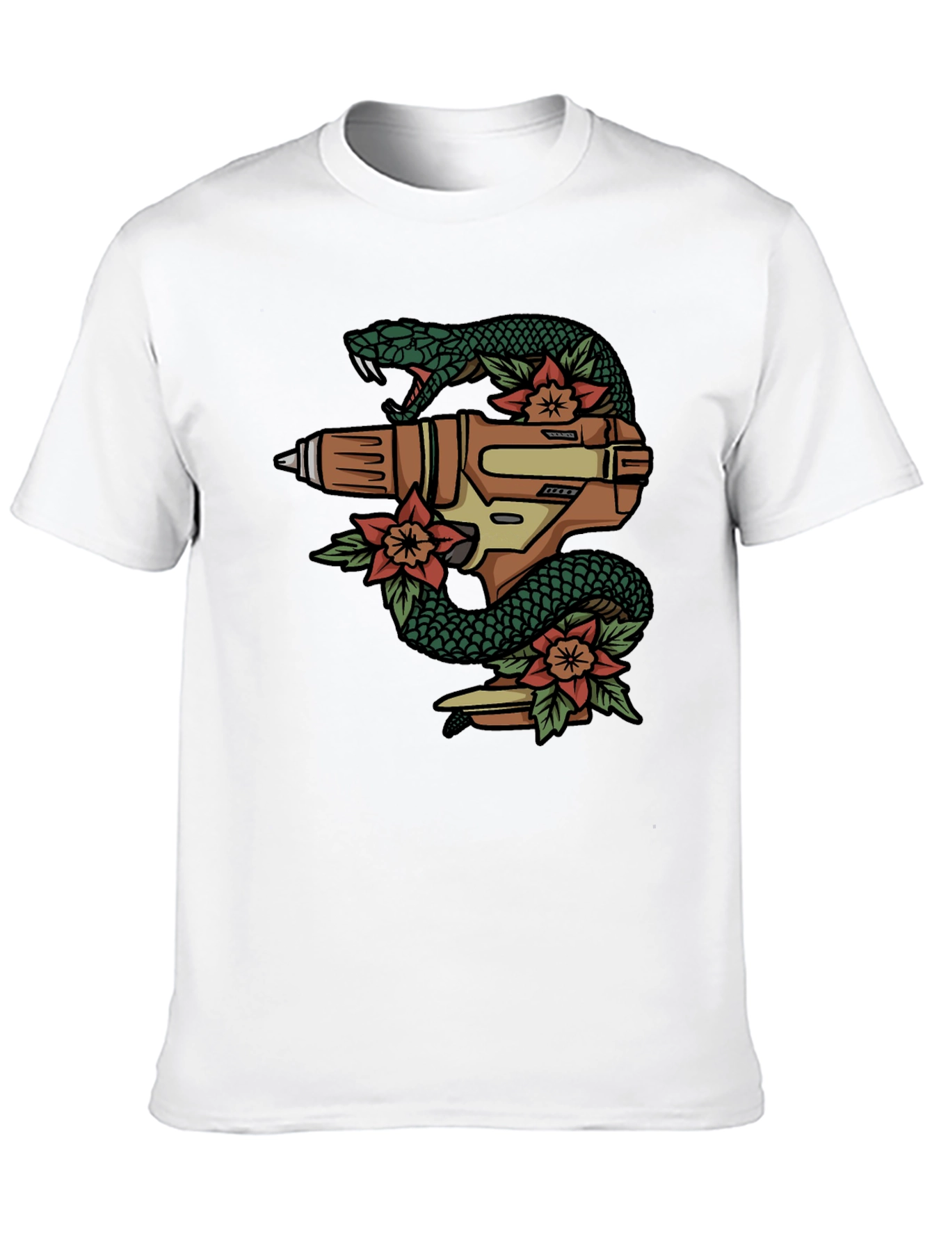 Snake Drill T-Shirt - Unique Graphic Tee