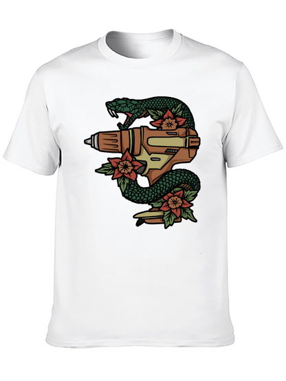 Snake Drill T-Shirt - Unique Graphic Tee