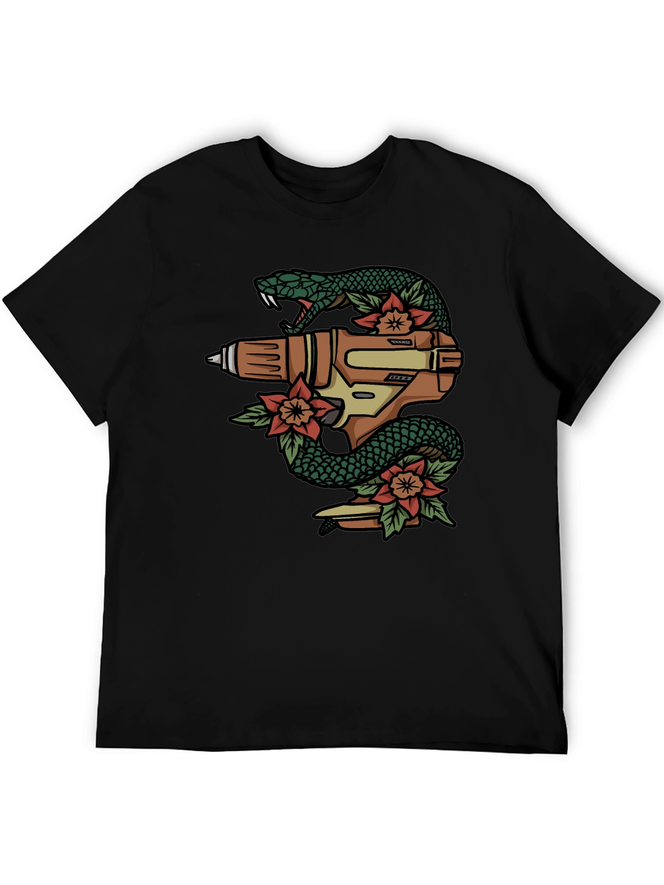 Snake Drill T-Shirt - Unique Graphic Tee