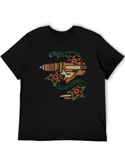 Snake Drill T-Shirt - Unique Graphic Tee