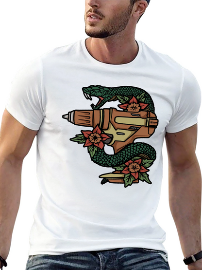 Snake Drill T-Shirt - Unique Graphic Tee