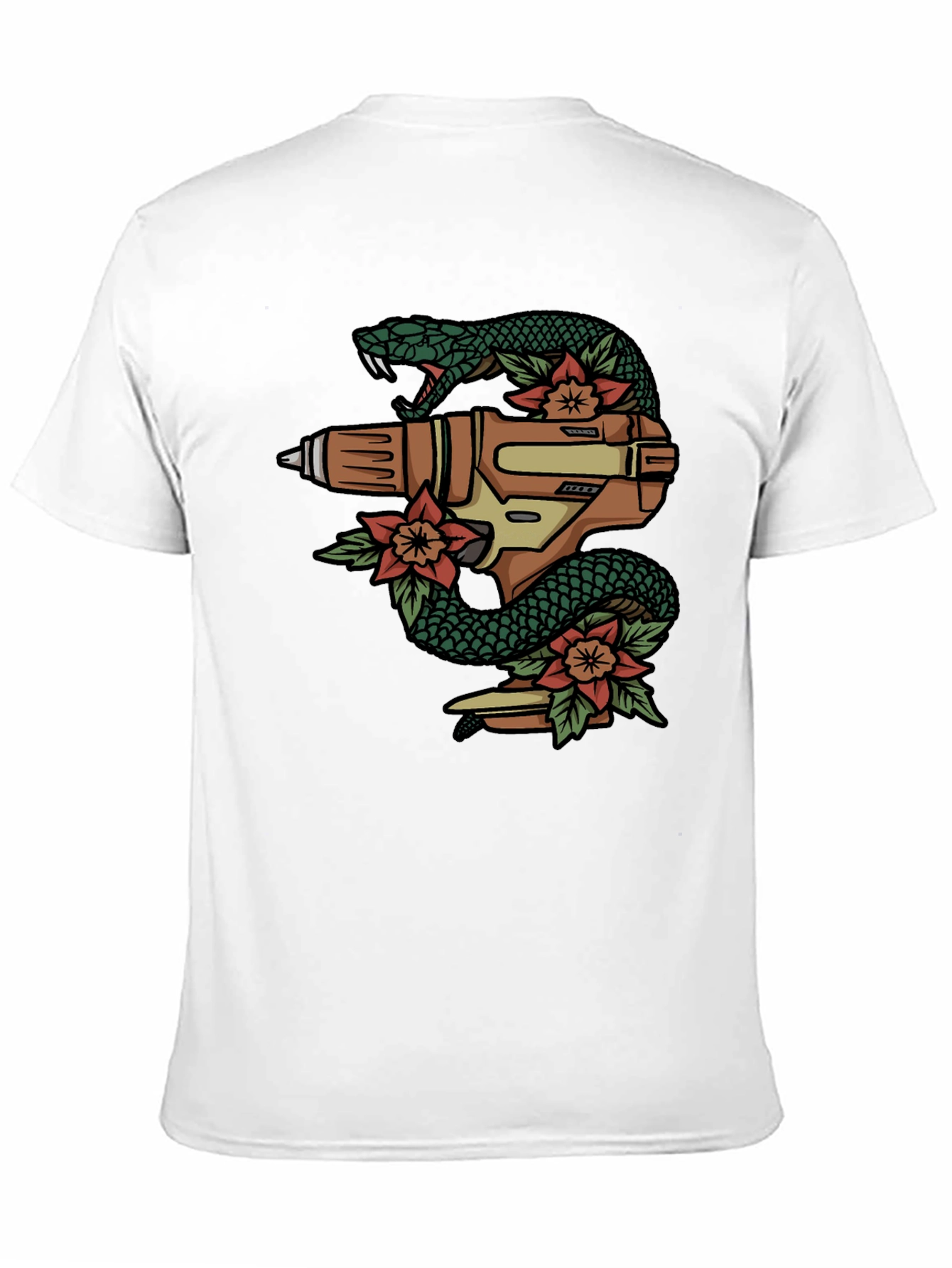 Snake Drill T-Shirt - Unique Graphic Tee