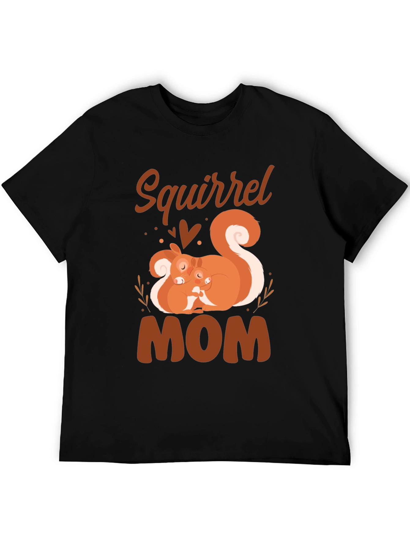 Squirrel Mom T-Shirt - Cute Animal Graphic Tee