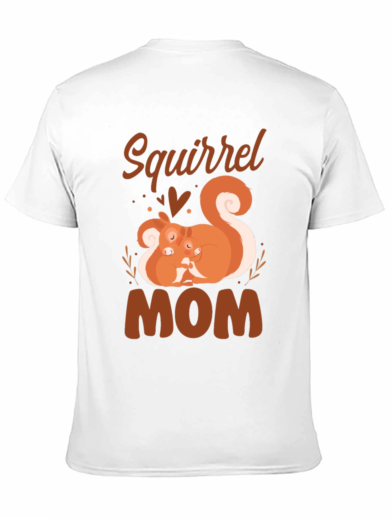 Squirrel Mom T-Shirt - Cute Animal Graphic Tee