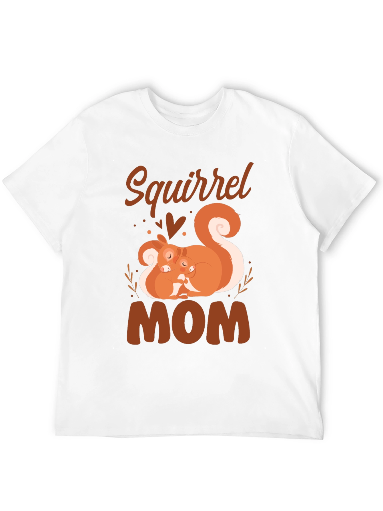 Squirrel Mom T-Shirt - Cute Animal Graphic Tee