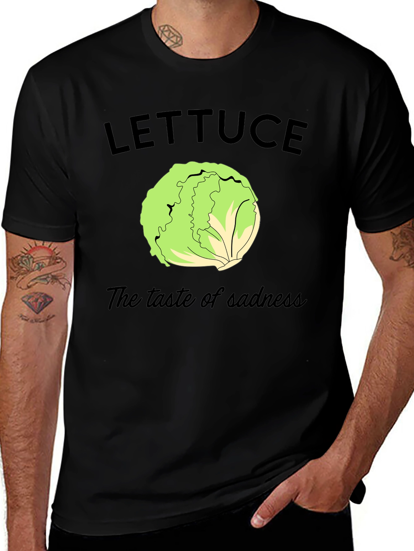 Lettuce Taste of Sadness Graphic T-Shirt