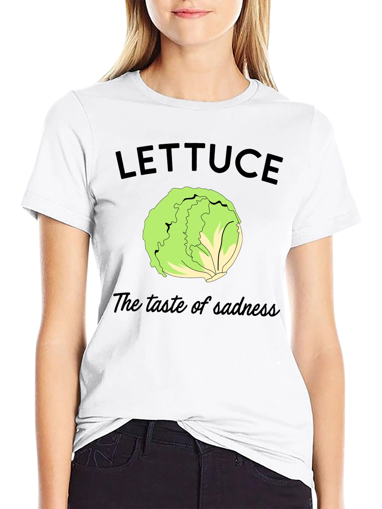 Lettuce Taste of Sadness Graphic T-Shirt