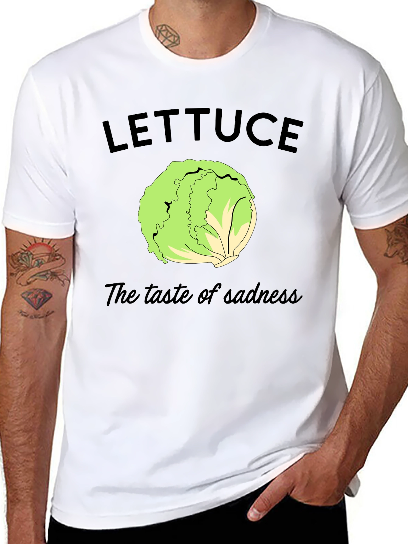 Lettuce Taste of Sadness Graphic T-Shirt