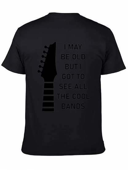 Cool Bands Guitar Headstock T-Shirt