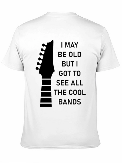 Cool Bands Guitar Headstock T-Shirt